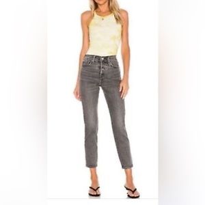 Women’s  Levi's Wedgie Iconic Jeans. Size 24. Grey.